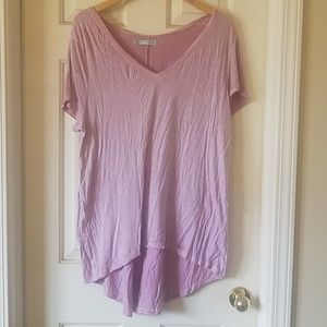 Distressed Wash Tunic Tee